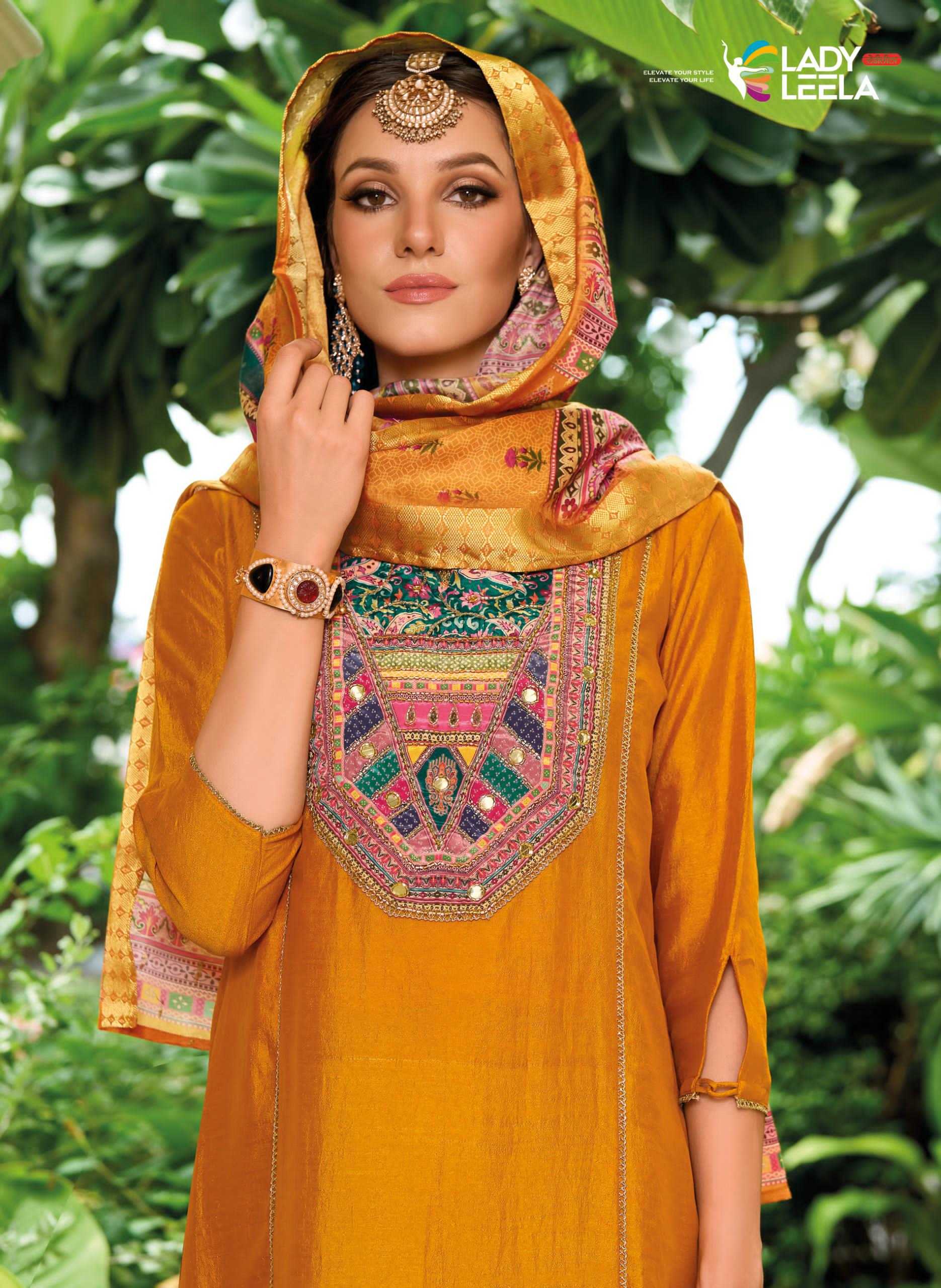 Ynf Fancy RIN190 LADY LEELA-ZEENAT Setwise Collections Wholesale Dresses & Suits Catalogs Manufacturer