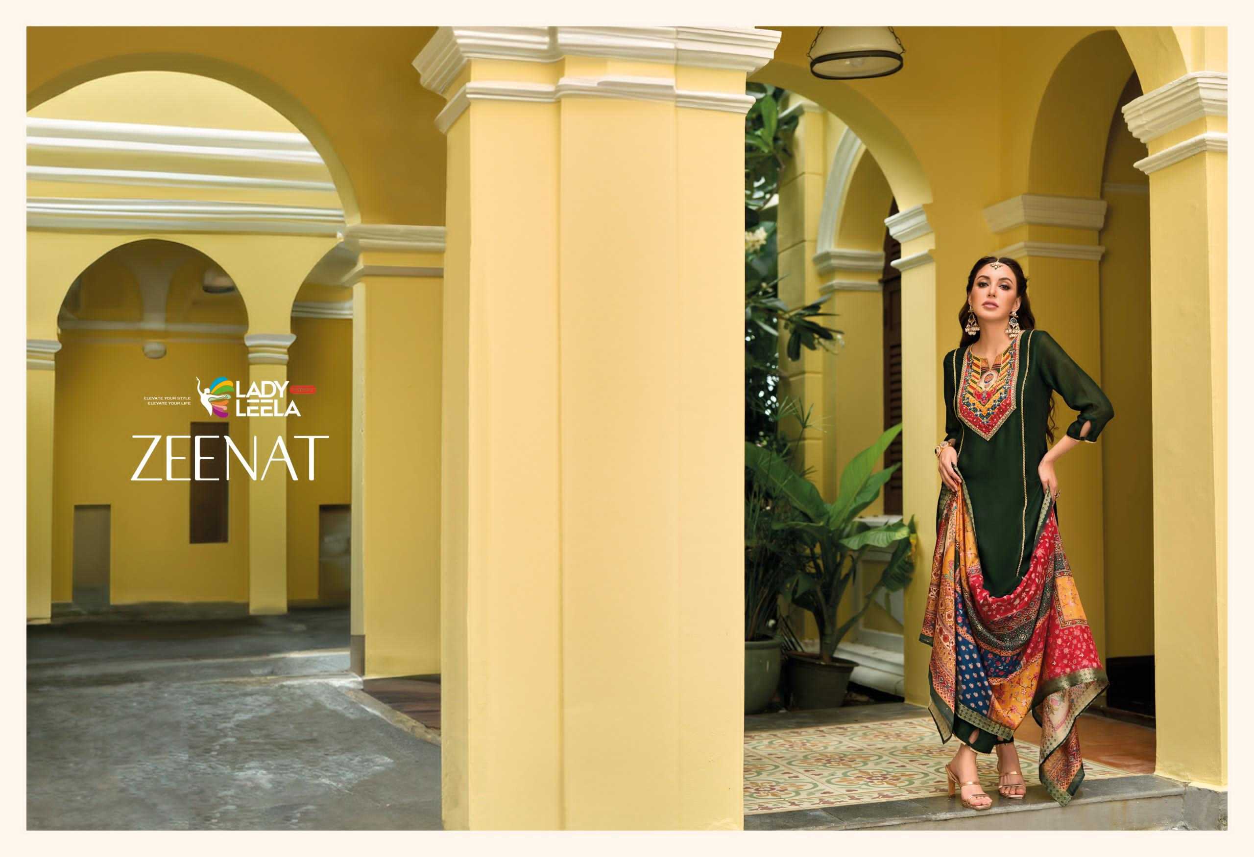 Ynf Fancy RIN190 LADY LEELA-ZEENAT Setwise Collections Wholesale Dresses & Suits Catalogs Manufacturer