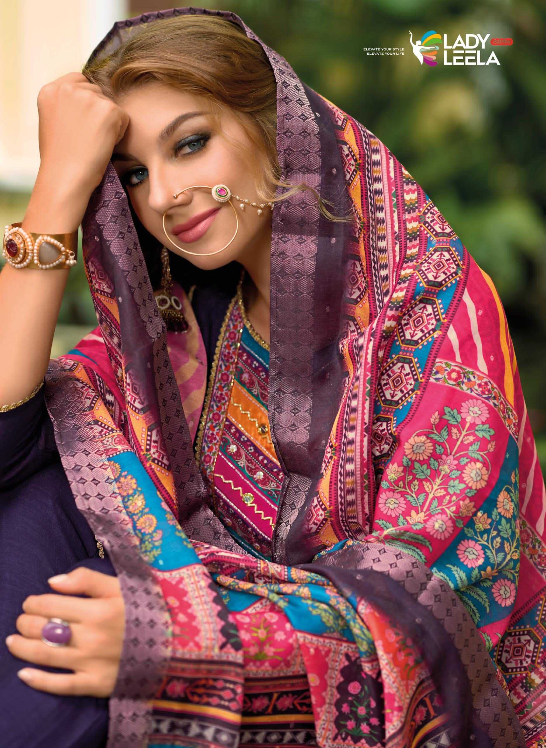 Ynf Fancy RIN190 LADY LEELA-ZEENAT Setwise Collections Wholesale Dresses & Suits Catalogs Manufacturer