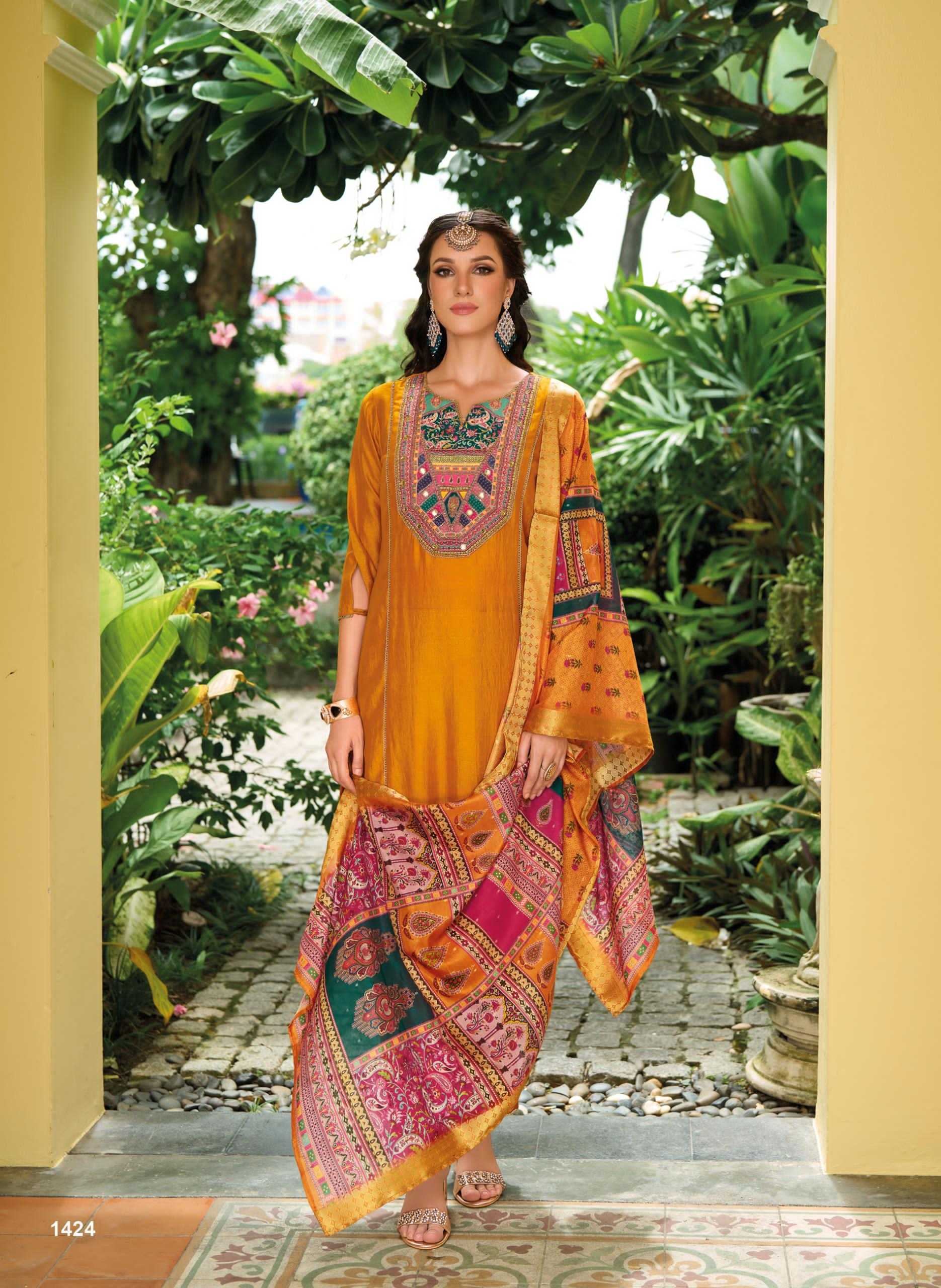 Ynf Fancy RIN190 LADY LEELA-ZEENAT Setwise Collections Wholesale Dresses & Suits Catalogs Manufacturer