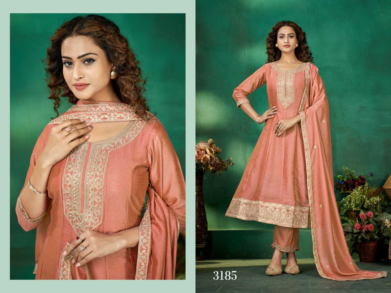 Ynf Fancy RIN190 LAZADA Setwise Collections Wholesale Gowns Catalogs Manufacturer