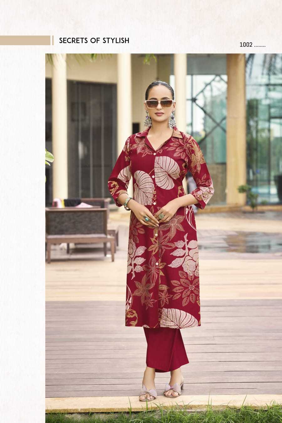 Ynf Fancy RIN190 OSSM-ROSY Setwise Collections Wholesale Kurtis Catalogs Manufacturer