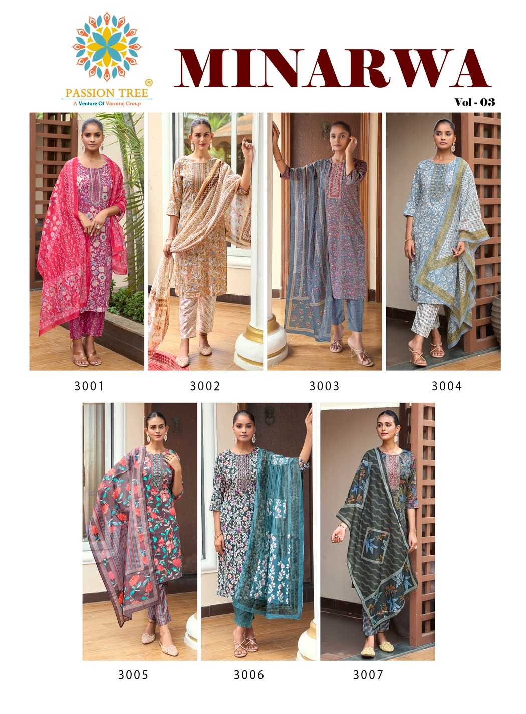 Ynf Fancy RIN190 PASSION TREE-MINARVA VOL.3 Setwise Collections Wholesale Dresses & Suits Catalogs Manufacturer