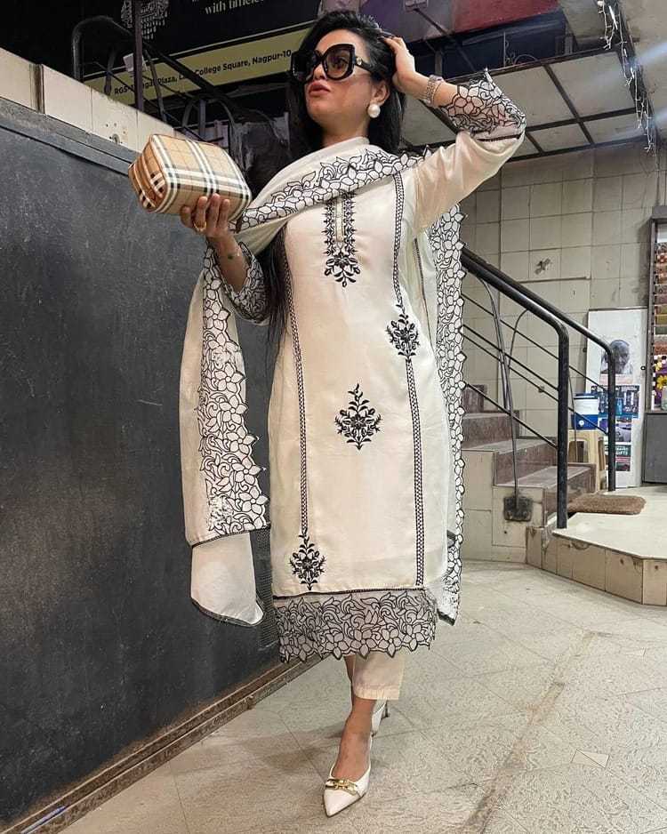 Ynf Fancy RIN222 BS-74 Suits & Dresses Wholesale Embroidery Suits Party wear suits Designer Suits Manufacturer