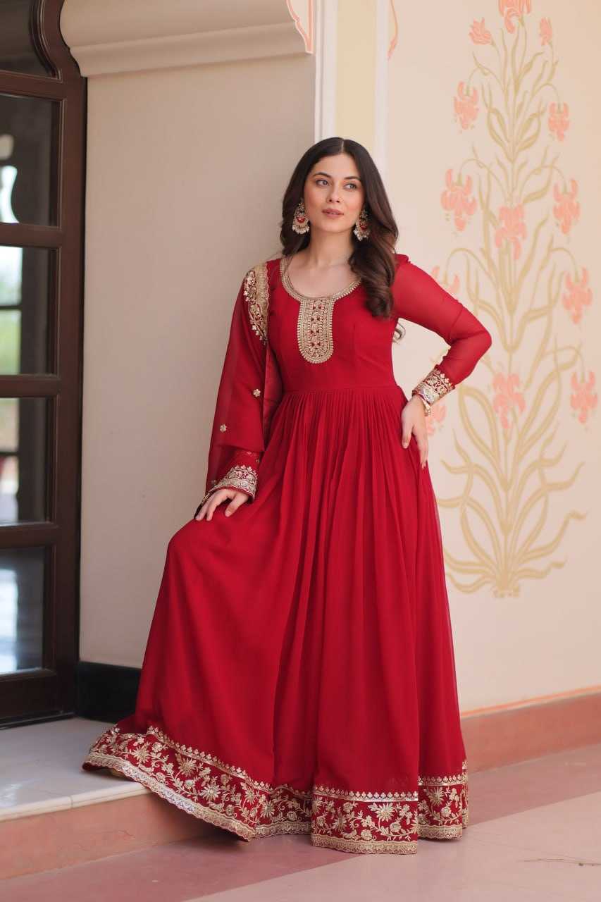 Ynf Faux Blooming KESH491 9241 Gowns Wholesale Printed Gowns Embroidery Gowns Sequin Gowns Manufacturer