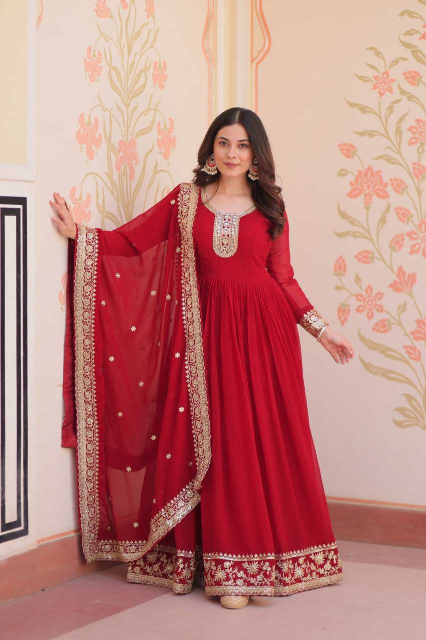 Ynf Faux Blooming KESH491 9241 Gowns Wholesale Printed Gowns Embroidery Gowns Sequin Gowns Manufacturer