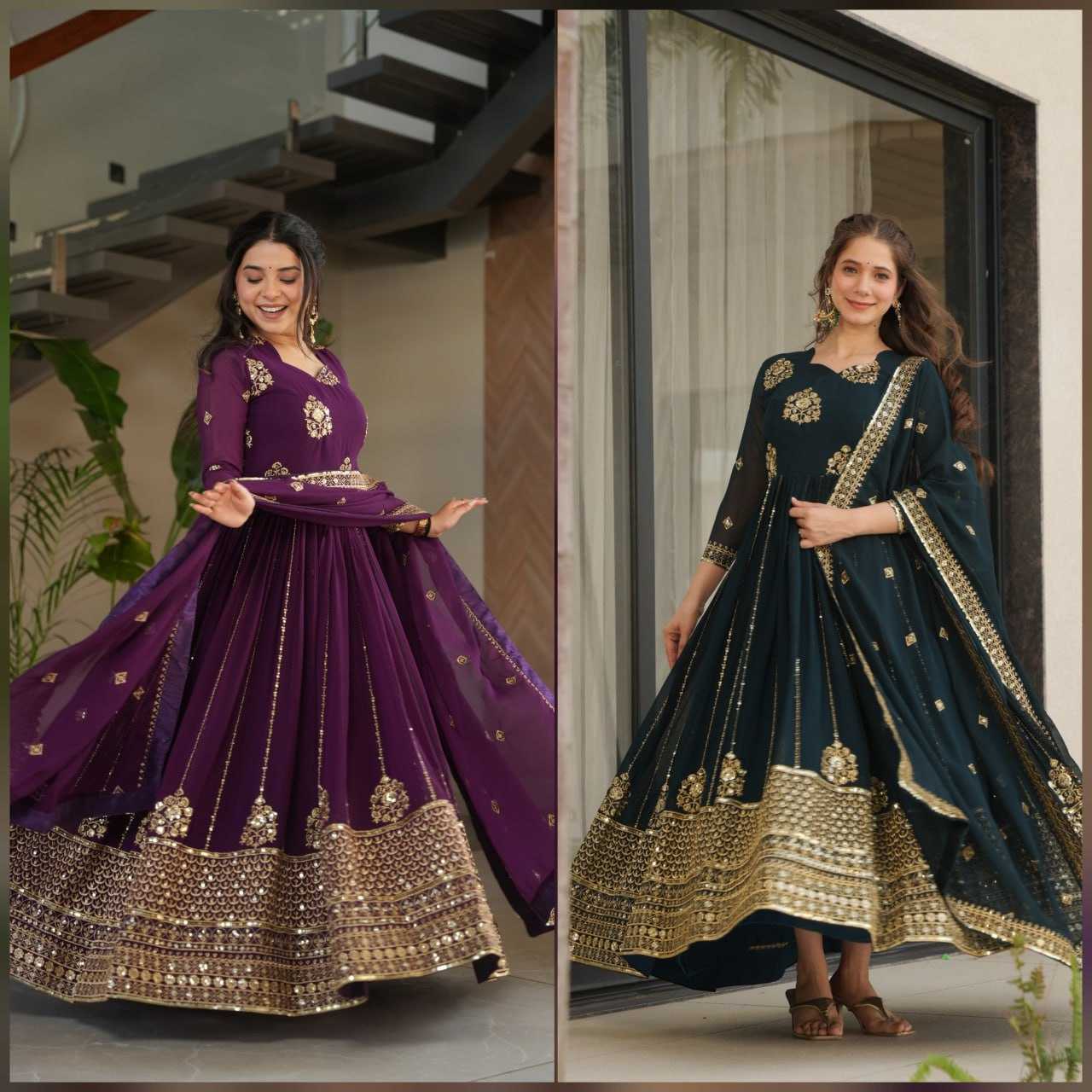 Ynf Faux Blooming KESH491 9262 Gowns Wholesale Designer Gowns Gown With Dupatta Manufacturer