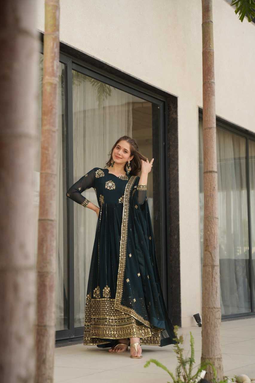 Ynf Faux Blooming KESH491 9262 Gowns Wholesale Designer Gowns Gown With Dupatta Manufacturer