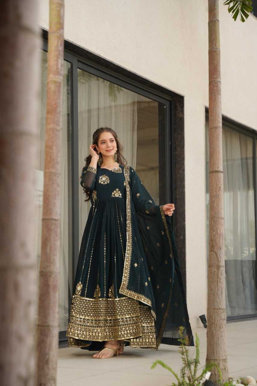 Ynf Faux Blooming KESH491 9262 Gowns Wholesale Designer Gowns Gown With Dupatta Manufacturer