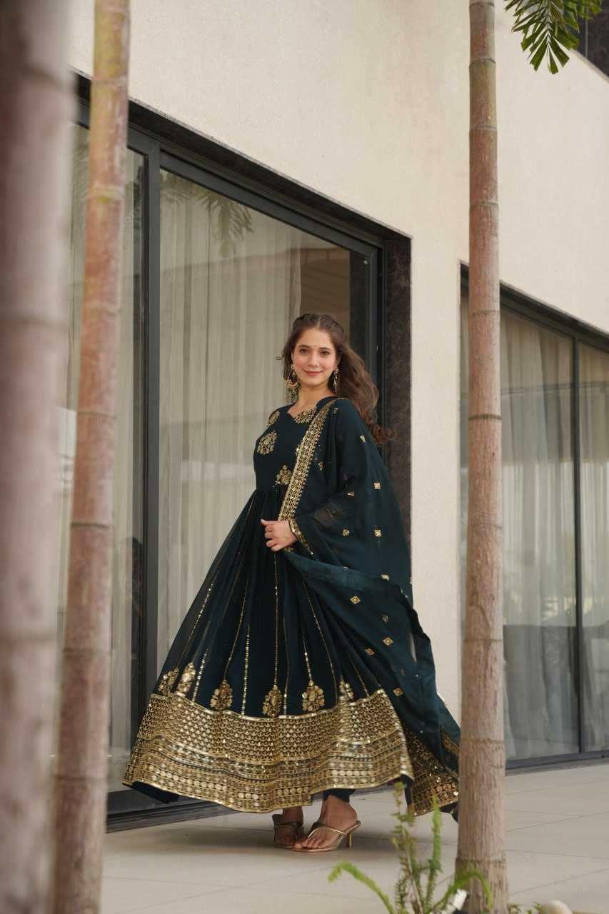 Ynf Faux Blooming KESH491 9262 Gowns Wholesale Designer Gowns Gown With Dupatta Manufacturer