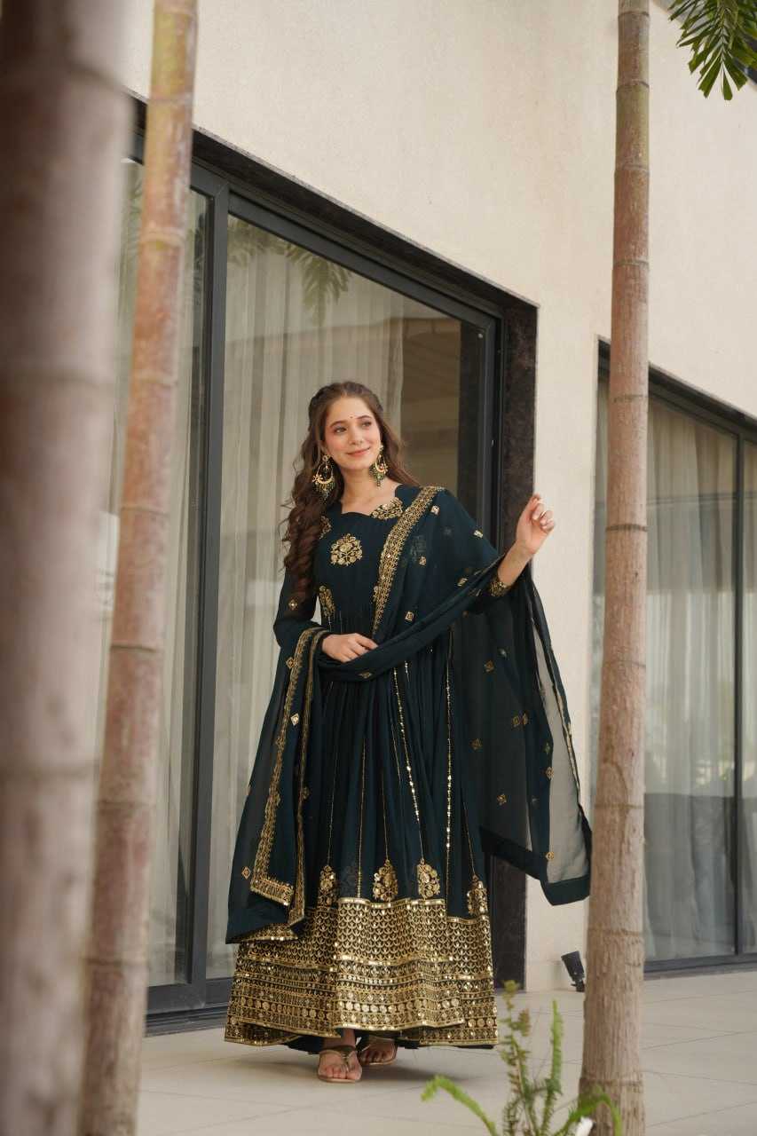 Ynf Faux Blooming KESH491 9262 Gowns Wholesale Designer Gowns Gown With Dupatta Manufacturer