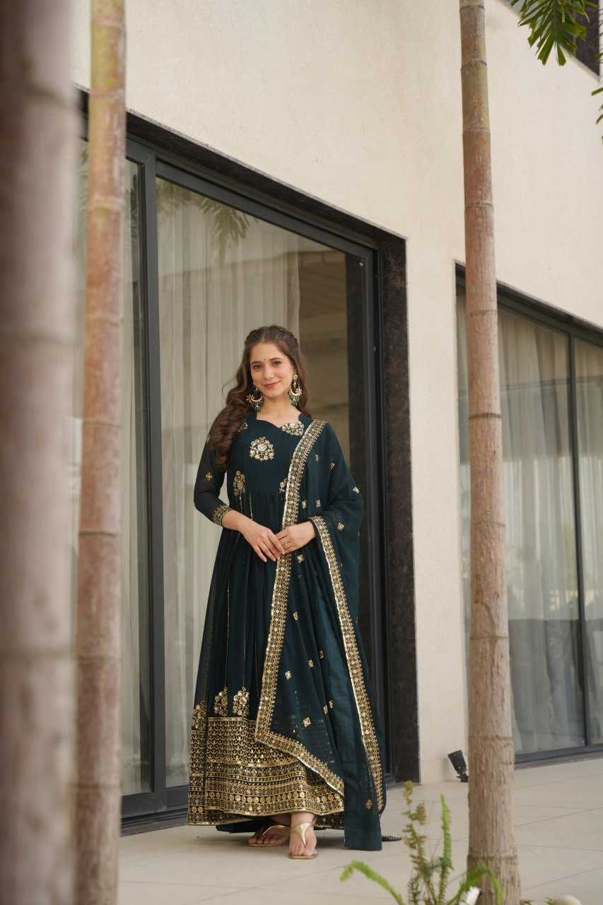 Ynf Faux Blooming KESH491 9262 Gowns Wholesale Designer Gowns Gown With Dupatta Manufacturer
