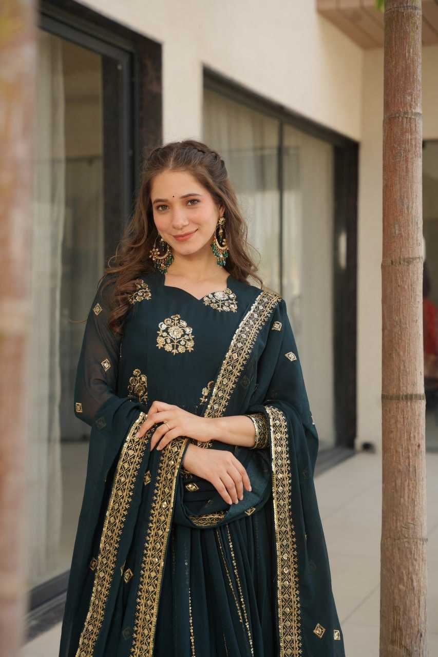 Ynf Faux Blooming KESH491 9262 Gowns Wholesale Designer Gowns Gown With Dupatta Manufacturer