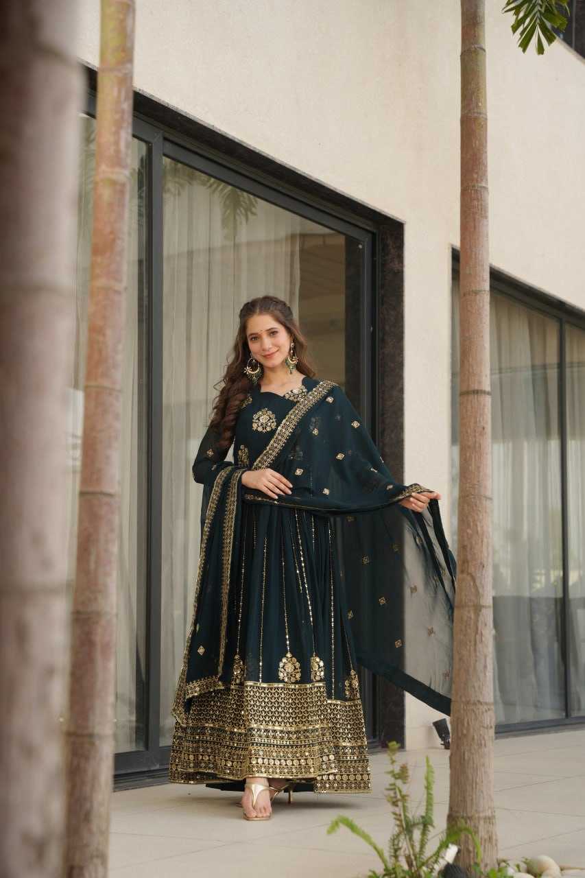 Ynf Faux Blooming KESH491 9262 Gowns Wholesale Designer Gowns Gown With Dupatta Manufacturer