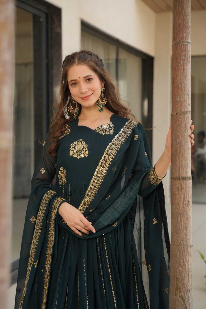 Ynf Faux Blooming KESH491 9262 Gowns Wholesale Designer Gowns Gown With Dupatta Manufacturer