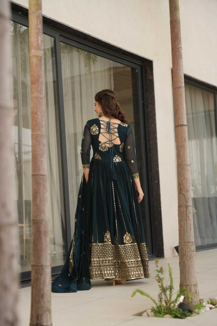 Ynf Faux Blooming KESH491 9262 Gowns Wholesale Designer Gowns Gown With Dupatta Manufacturer