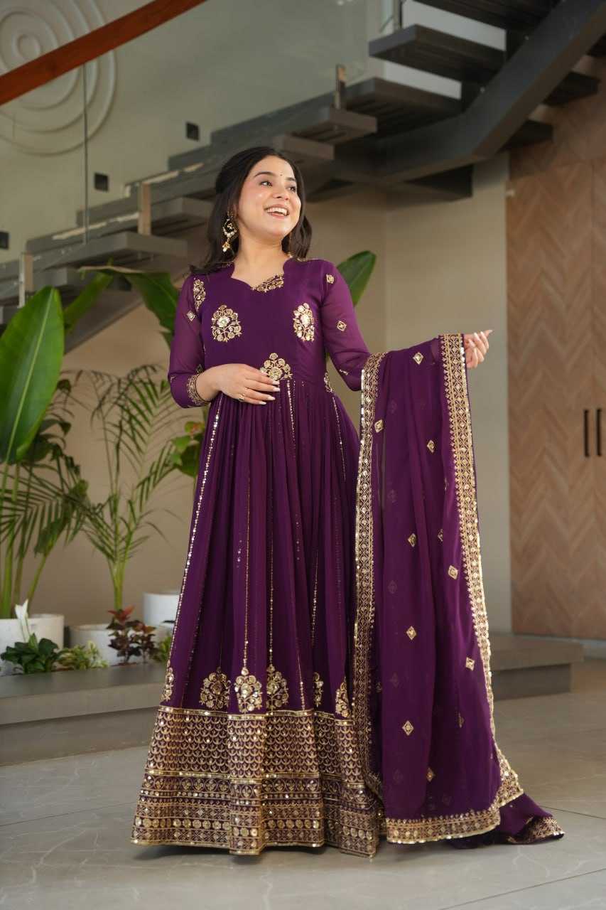 Ynf Faux Blooming KESH491 9262 Gowns Wholesale Designer Gowns Gown With Dupatta Manufacturer