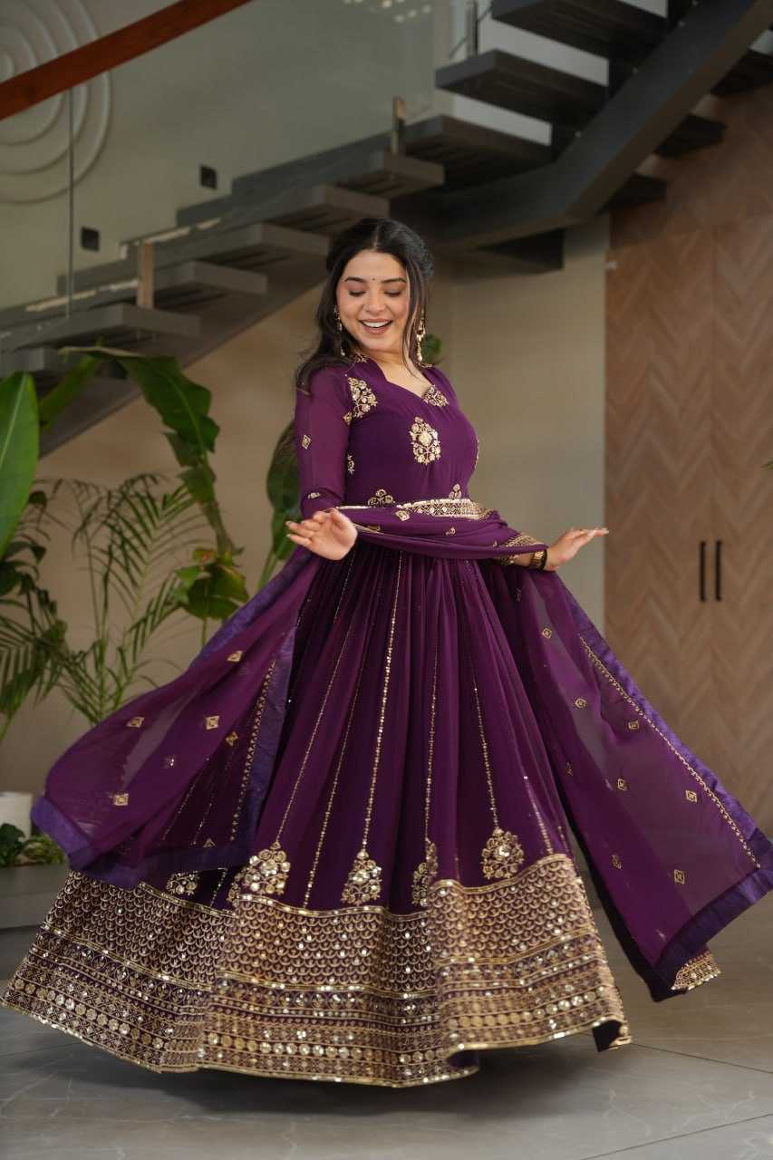 Ynf Faux Blooming KESH491 9262 Gowns Wholesale Designer Gowns Gown With Dupatta Manufacturer