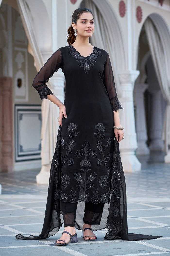Ynf Faux Blooming KESH529 638 Suits & Dresses Wedding Collections Festive Collections Wholesale Embroidery Suits Georgette Suit Wedding Outfits Manufacturer