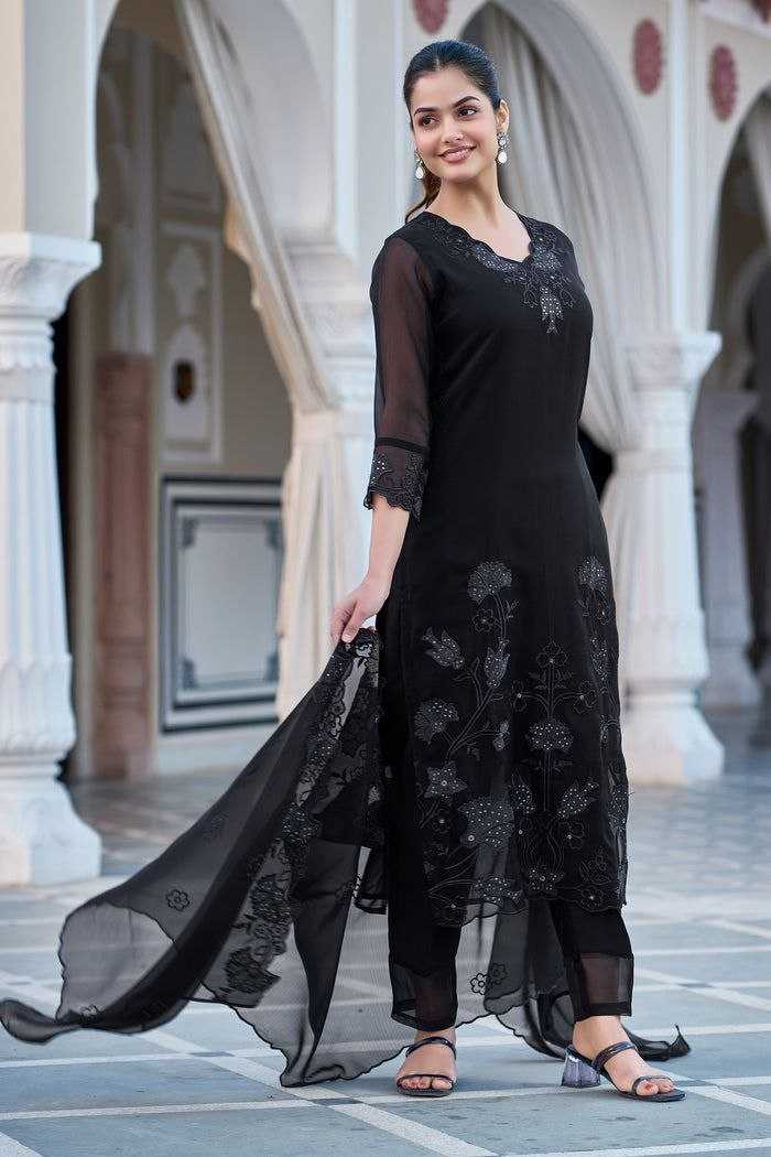 Ynf Faux Blooming KESH529 638 Suits & Dresses Wedding Collections Festive Collections Wholesale Embroidery Suits Georgette Suit Wedding Outfits Manufacturer