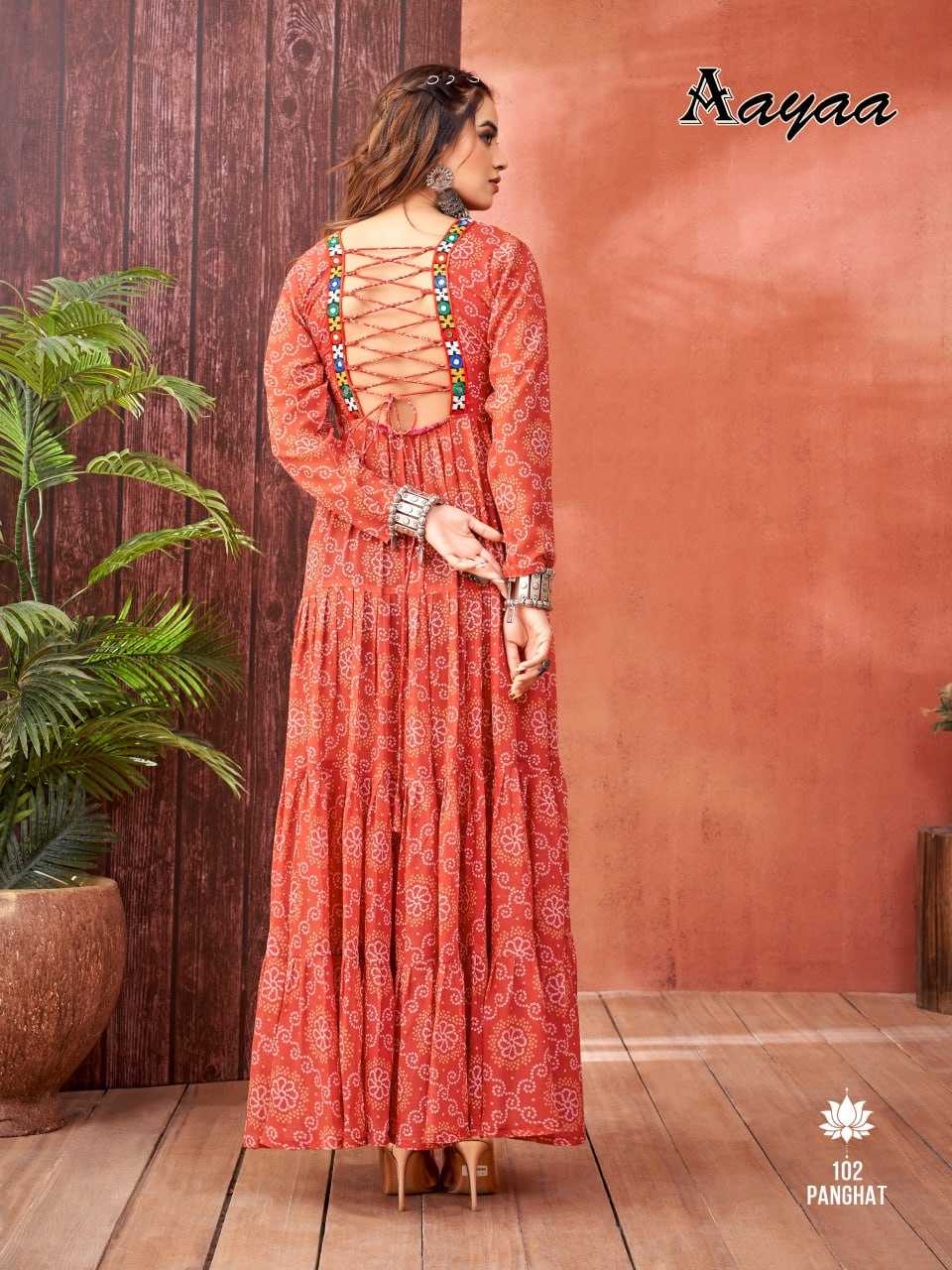 Ynf Faux Blooming RIN131 101 Gowns Wedding Collections Festive Collections Wholesale Printed Gowns Embroidery Gowns Georgette Gown Manufacturer