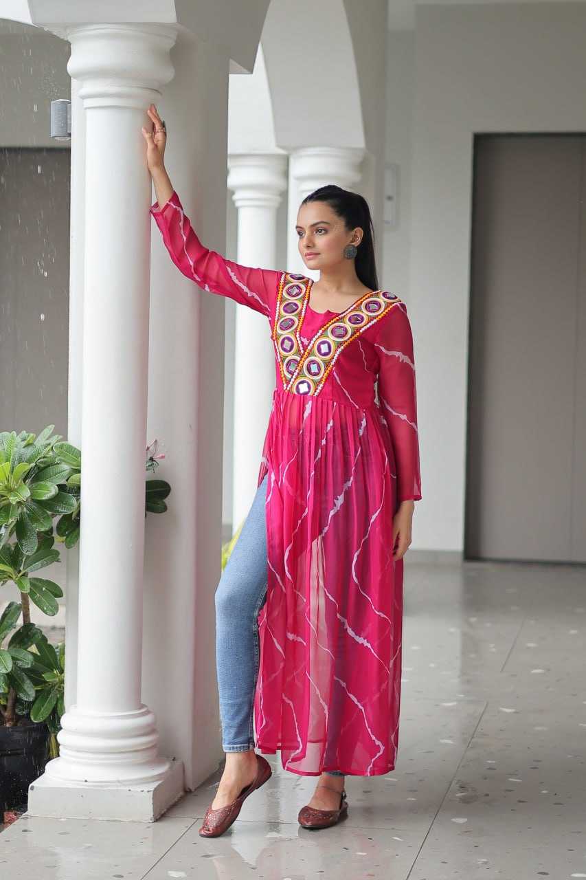 Ynf Faux Georgette KESH489 1181 Kurti Wholesale Designer Kurtis Printed Kurtis Georgette Kurti Manufacturer