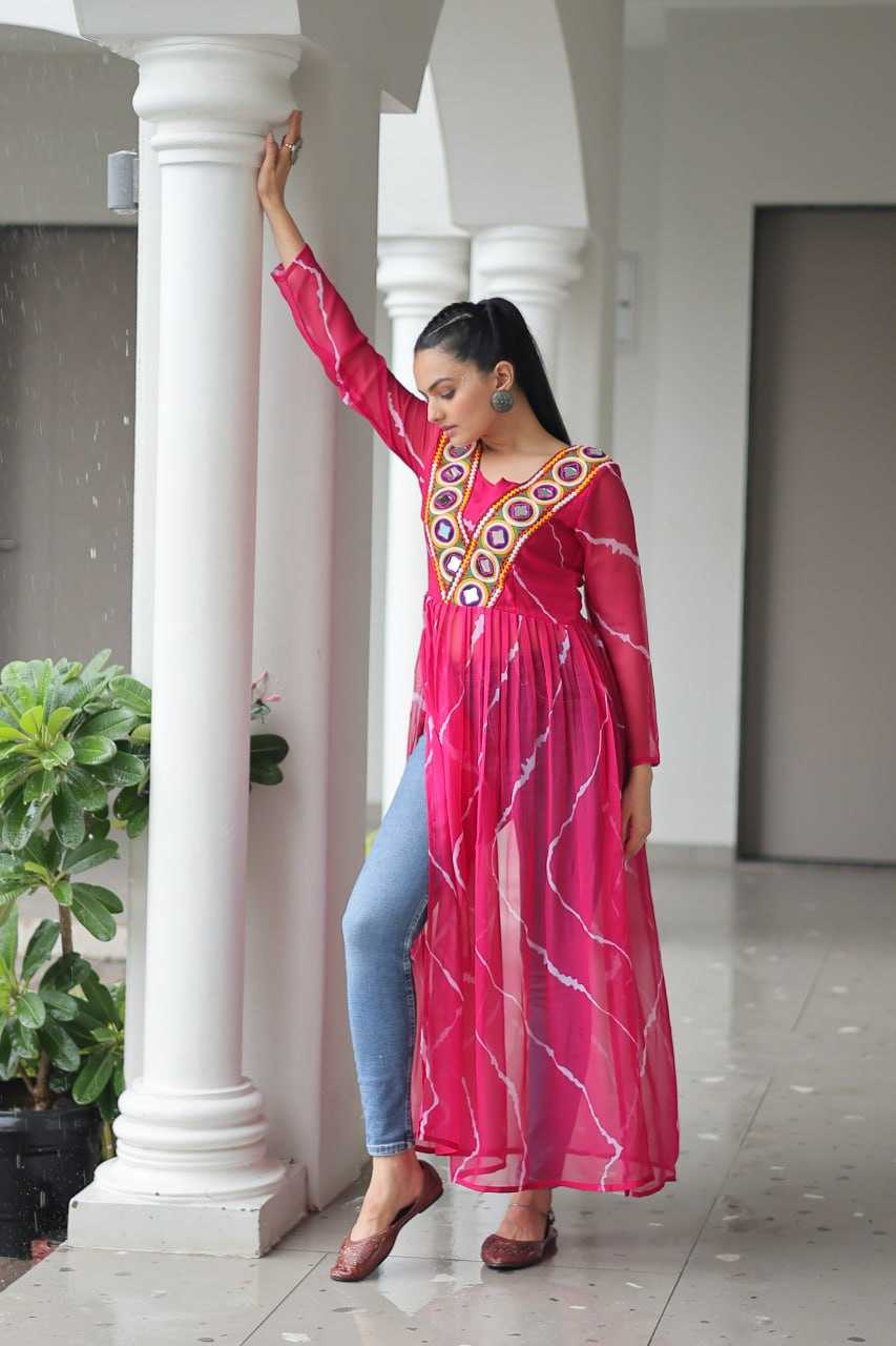 Ynf Faux Georgette KESH489 1181 Kurti Wholesale Designer Kurtis Printed Kurtis Georgette Kurti Manufacturer