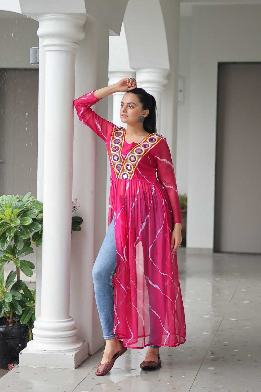 Ynf Faux Georgette KESH489 1181 Kurti Wholesale Designer Kurtis Printed Kurtis Georgette Kurti Manufacturer