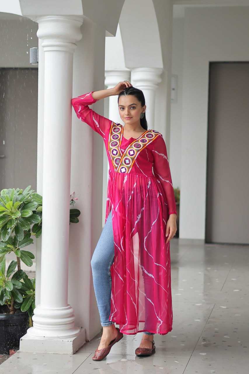 Ynf Faux Georgette KESH489 1181 Kurti Wholesale Designer Kurtis Printed Kurtis Georgette Kurti Manufacturer