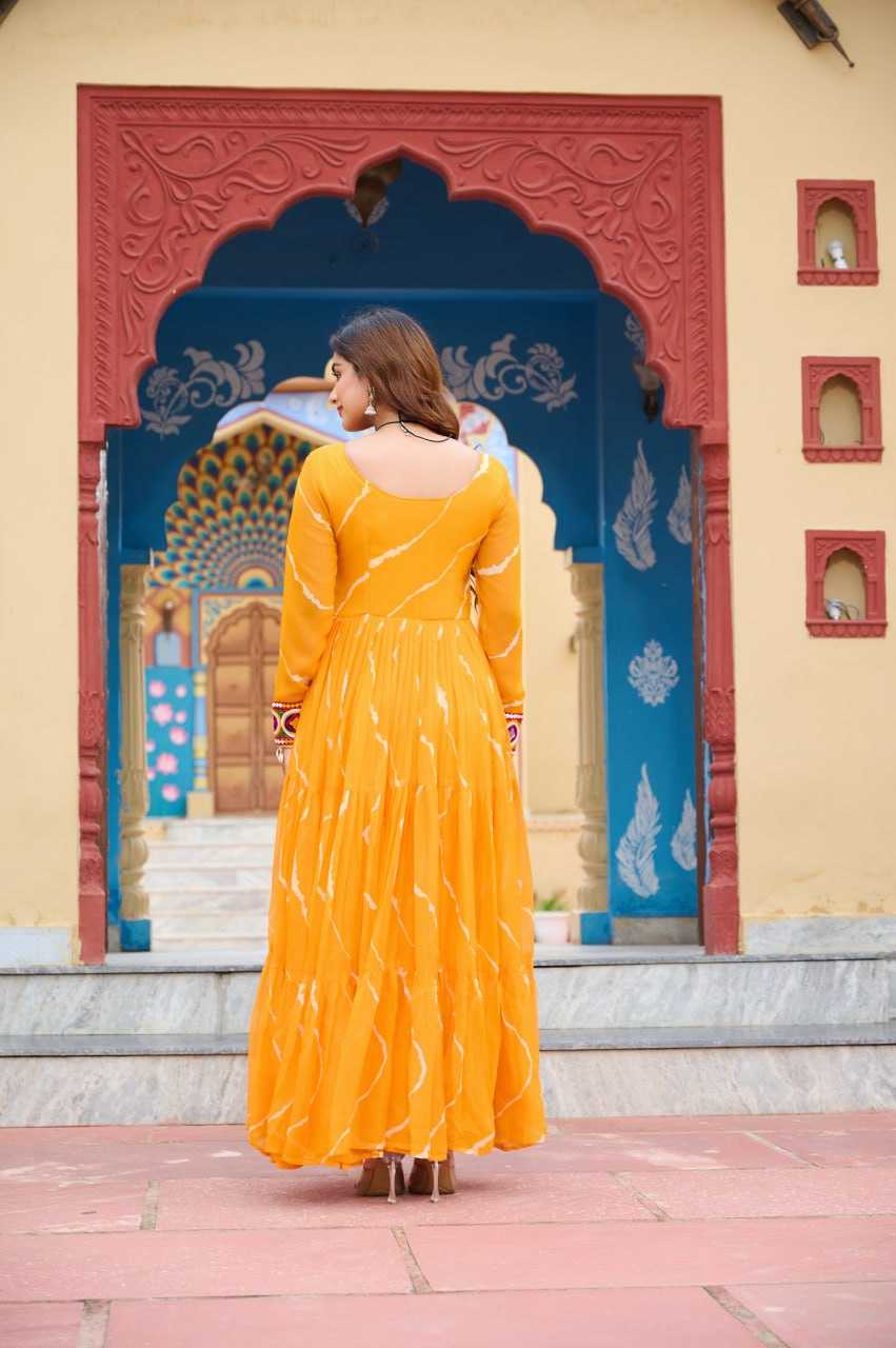 Ynf Faux Georgette KESH489 1187 Gowns Festive Collections Wholesale Lehenga Style Gown Navratri Chaniya Choli Manufacturer