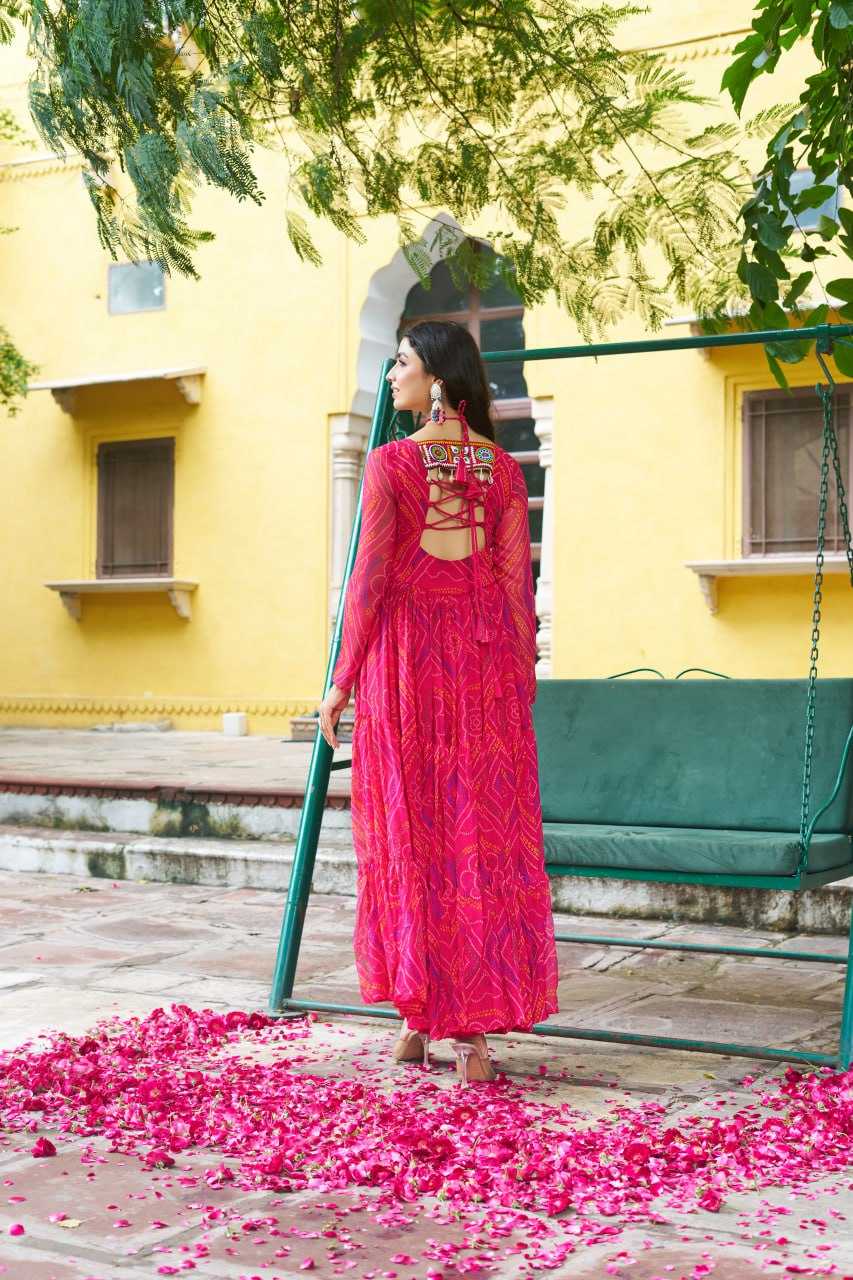 Ynf Faux Georgette KESH489 1194 Gowns Festive Collections Wholesale Georgette Gown Navratri Chaniya Choli Manufacturer