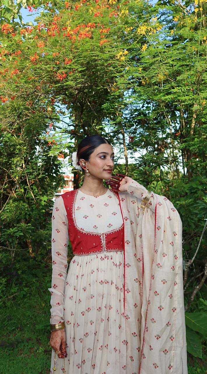Ynf Faux Georgette KESH490 664 Gowns Western Wears Festive Collections Wholesale Printed Gowns Georgette Gown Gown With Dupatta Manufacturer