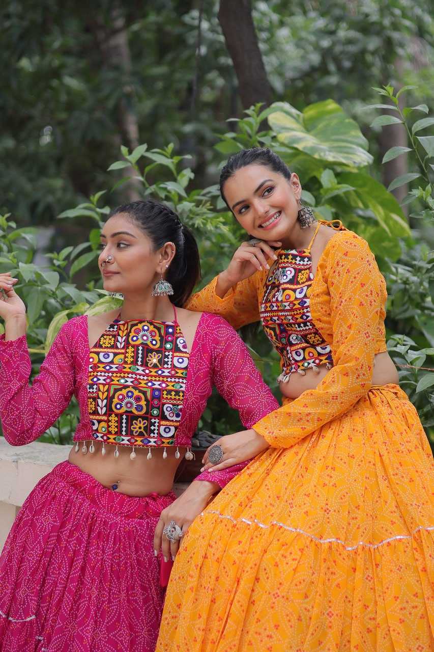 Ynf Faux Georgette KESH491 7134 Lehengas Festive Collections Wholesale Printed Lehenga Georgette Lehenga Lehenga With Blouse Manufacturer