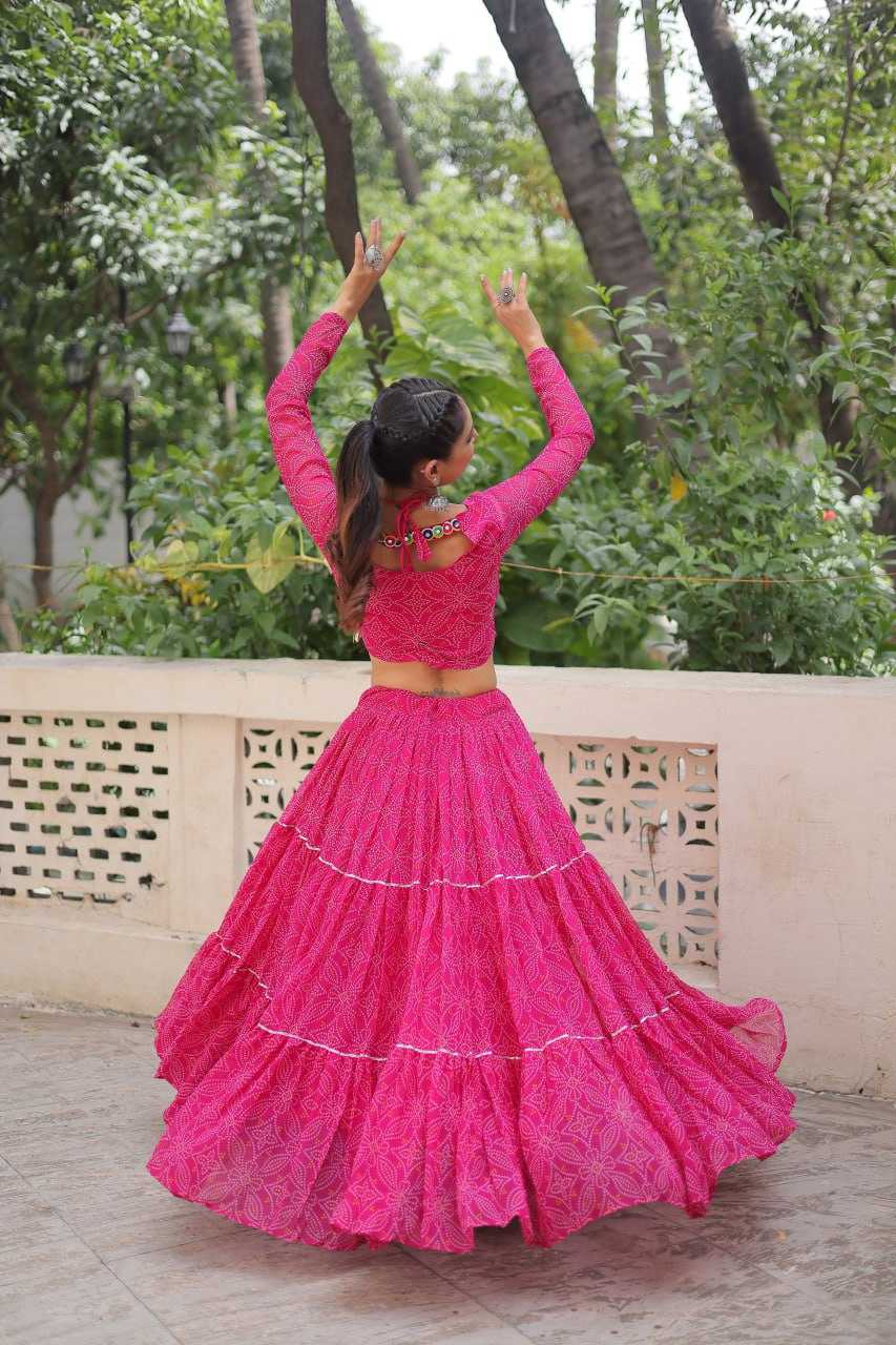Ynf Faux Georgette KESH491 7134 Lehengas Festive Collections Wholesale Printed Lehenga Georgette Lehenga Lehenga With Blouse Manufacturer