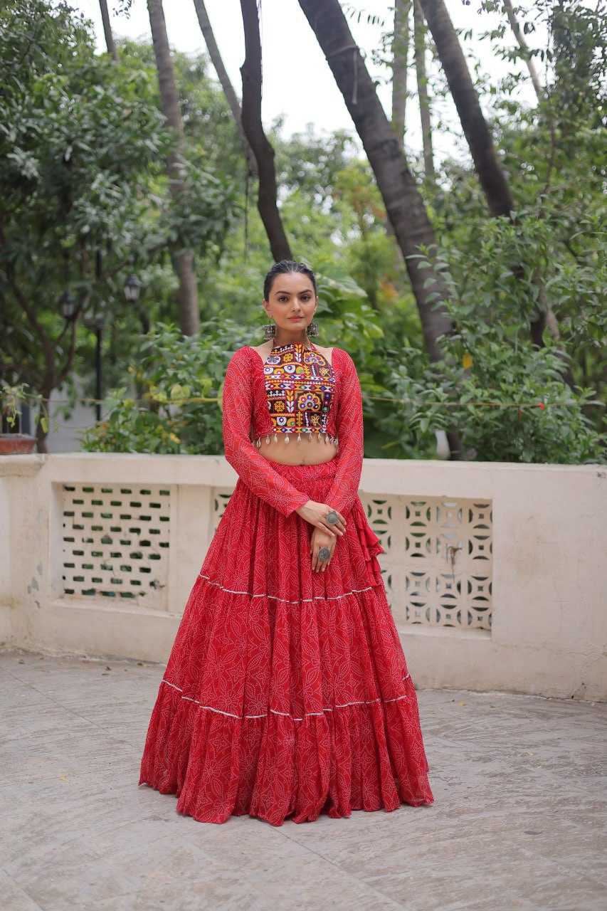 Ynf Faux Georgette KESH491 7134 Lehengas Festive Collections Wholesale Printed Lehenga Georgette Lehenga Lehenga With Blouse Manufacturer