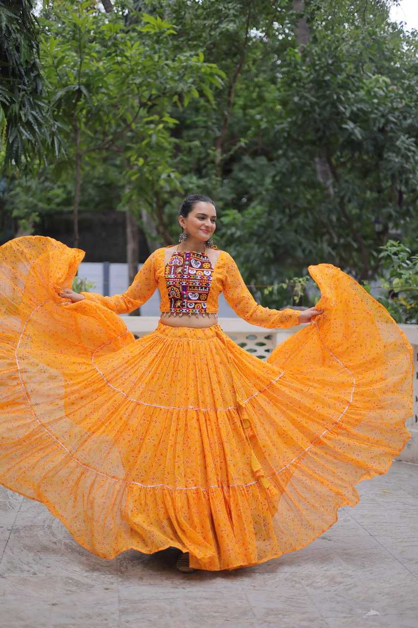 Ynf Faux Georgette KESH491 7134 Lehengas Festive Collections Wholesale Printed Lehenga Georgette Lehenga Lehenga With Blouse Manufacturer
