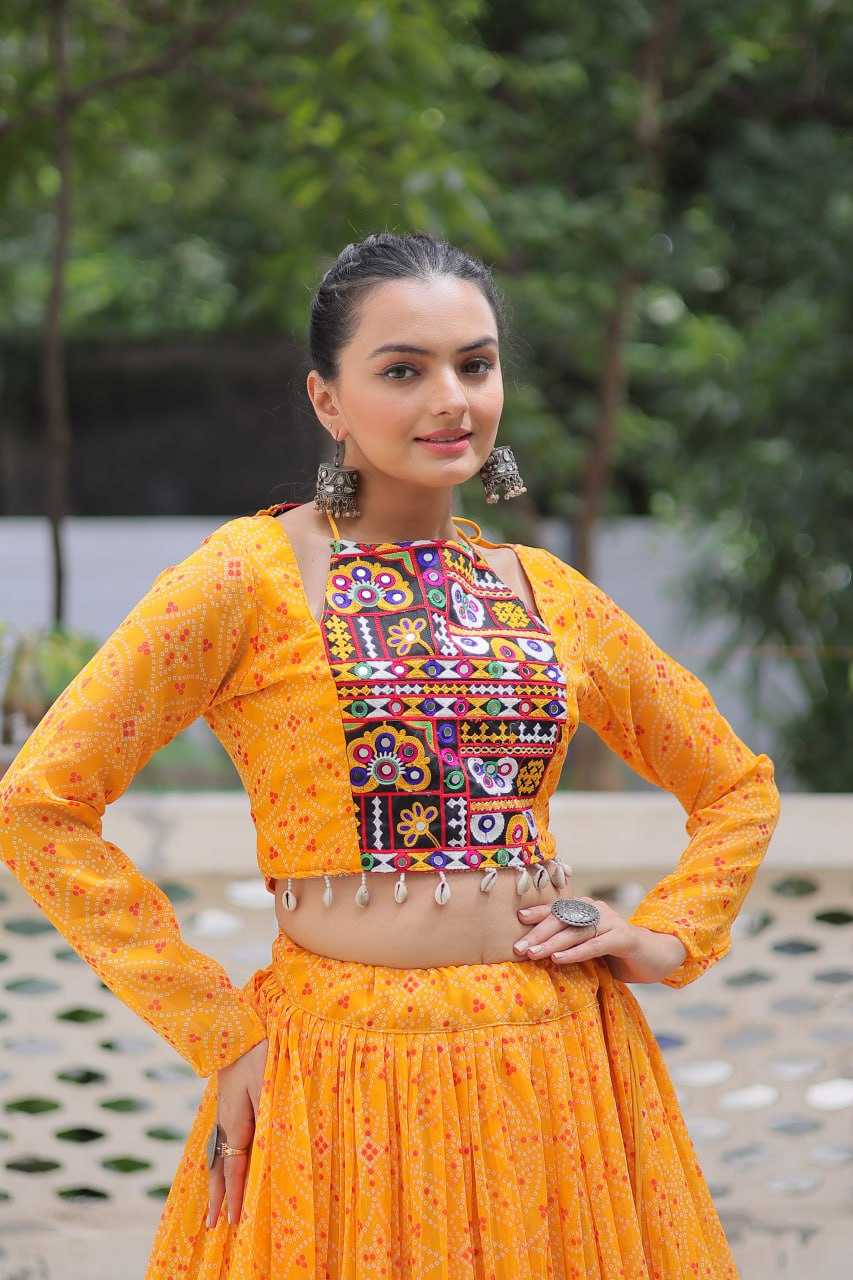 Ynf Faux Georgette KESH491 7134 Lehengas Festive Collections Wholesale Printed Lehenga Georgette Lehenga Lehenga With Blouse Manufacturer