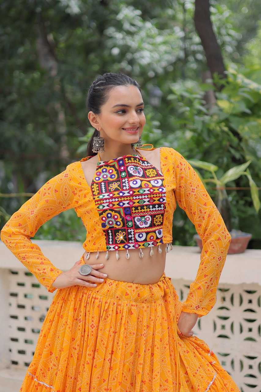 Ynf Faux Georgette KESH491 7134 Lehengas Festive Collections Wholesale Printed Lehenga Georgette Lehenga Lehenga With Blouse Manufacturer
