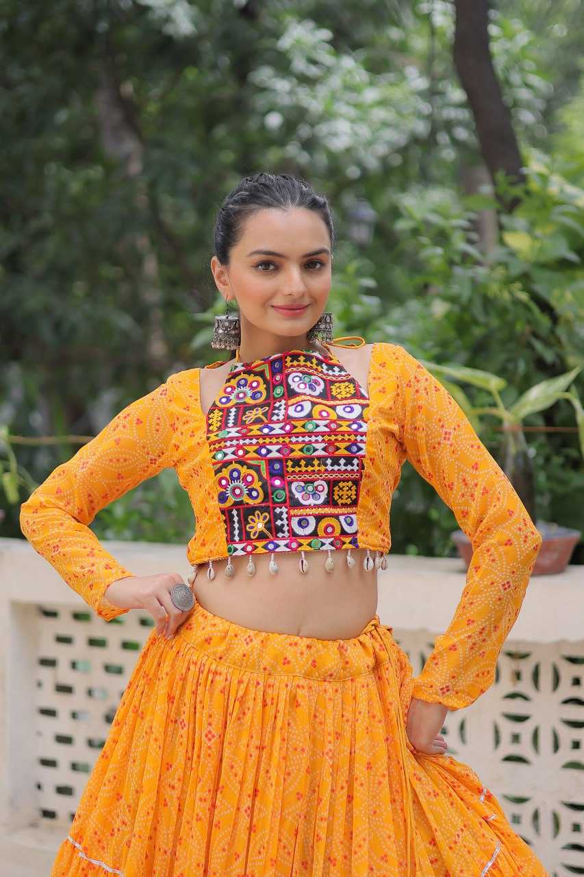 Ynf Faux Georgette KESH491 7134 Lehengas Festive Collections Wholesale Printed Lehenga Georgette Lehenga Lehenga With Blouse Manufacturer