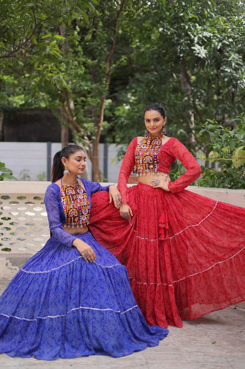 Ynf Faux Georgette KESH491 7134 Lehengas Festive Collections Wholesale Printed Lehenga Georgette Lehenga Lehenga With Blouse Manufacturer