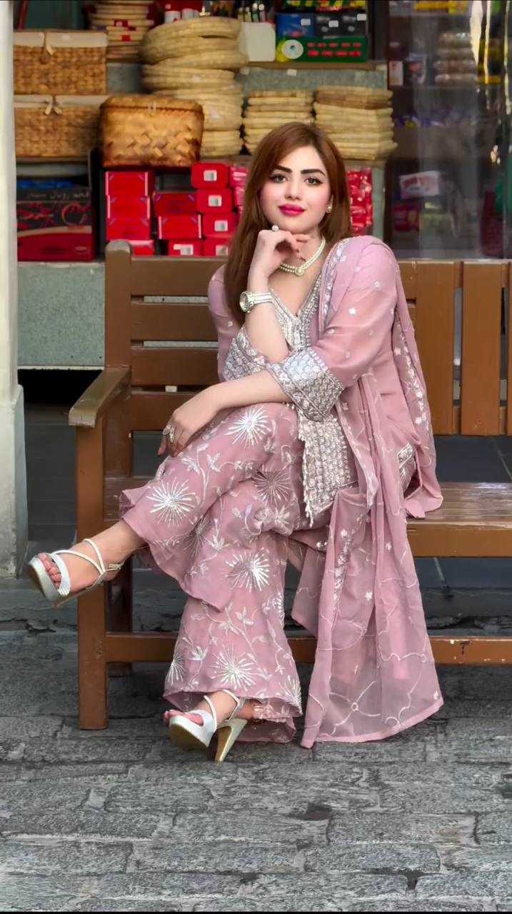 Ynf Faux Georgette KESH499 019 Suits & Dresses Wholesale Palazzo Suit Georgette Suit Manufacturer