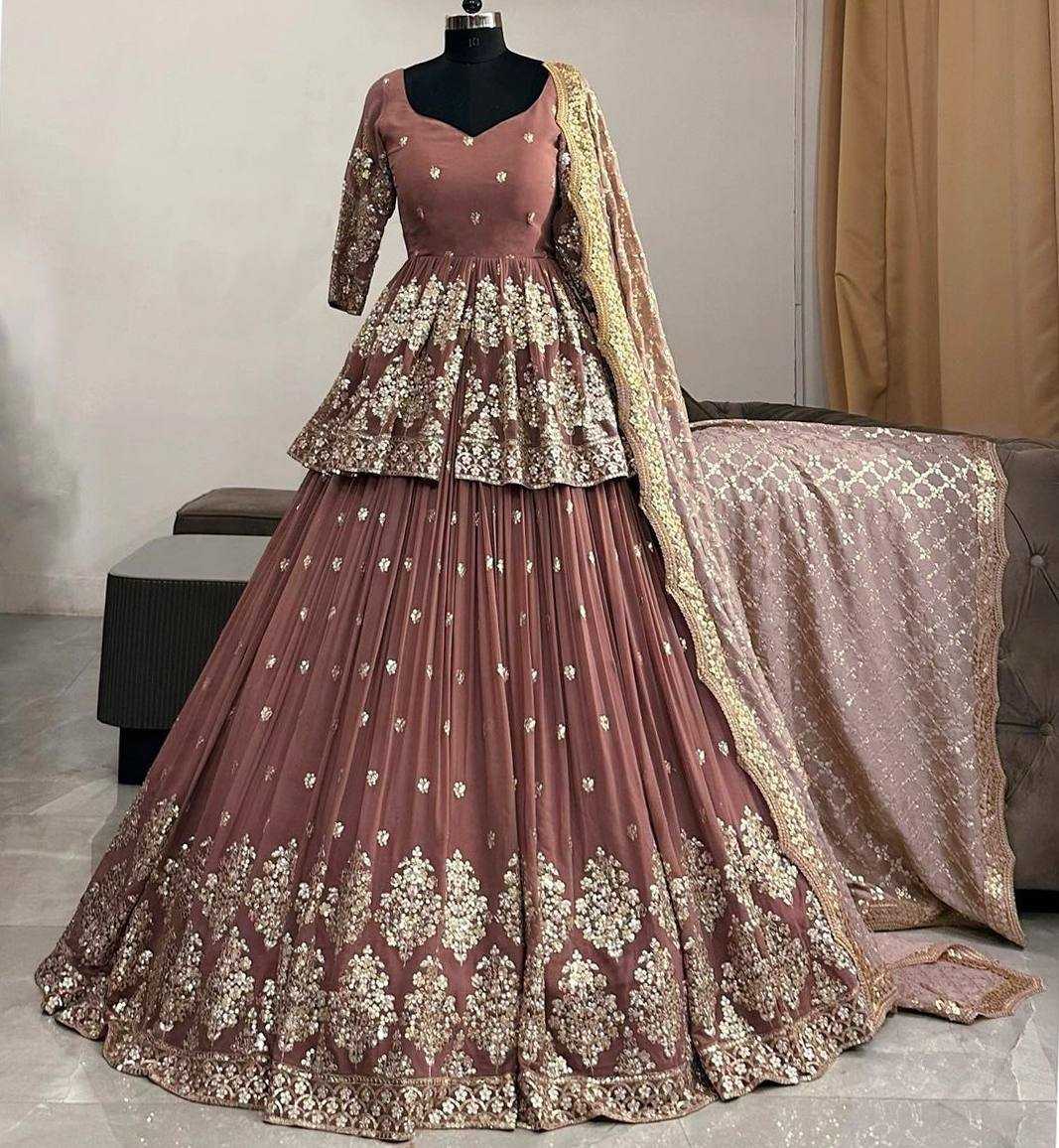 Ynf Faux Georgette KESH499 258 Lehengas Wholesale Fancy Lehenga Embroidered Lehenga Sequins Lehenga Manufacturer