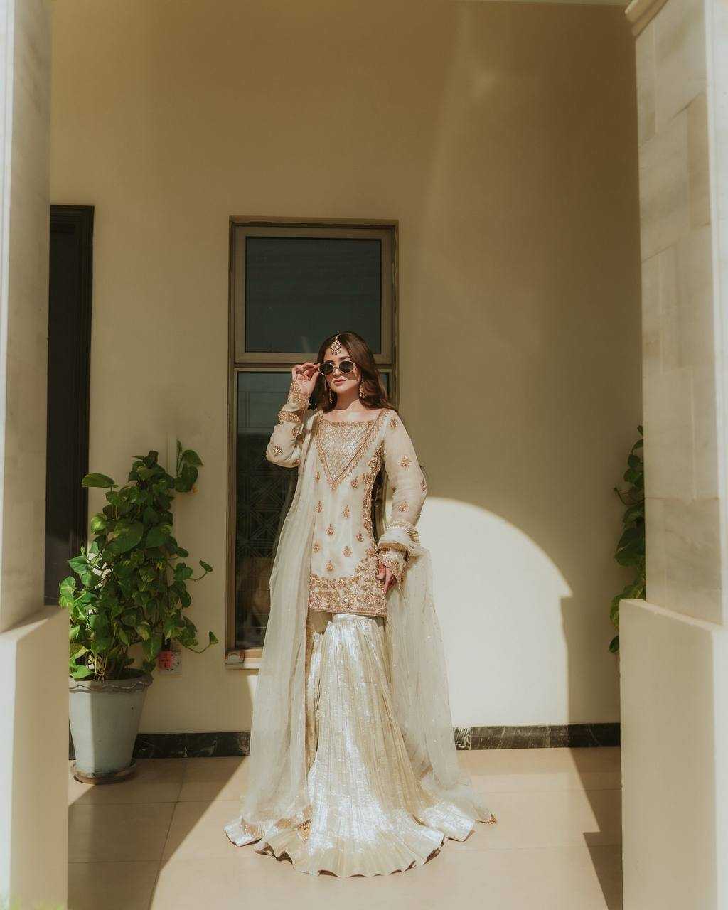 Ynf Faux Georgette KESH499 3130 Suits & Dresses Wholesale Embroidery Suits Designer Suits Ethnic Dresses Manufacturer