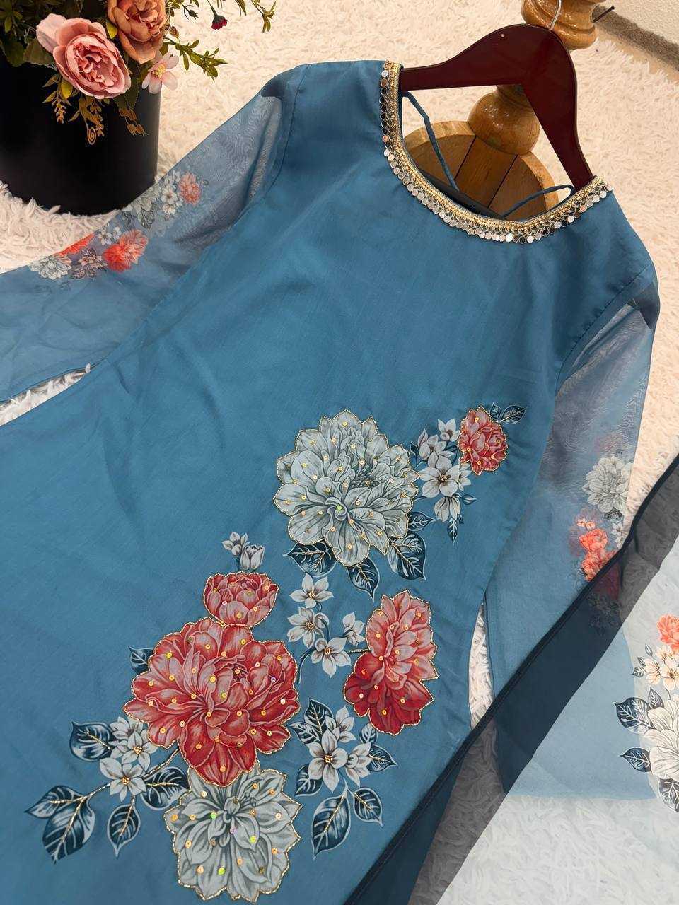 Ynf Faux Georgette KESH499 3132 Suits & Dresses Western Wears Festive Collections Wholesale Sharara Salwar Suits Printed Suits Georgette Suit Manufacturer