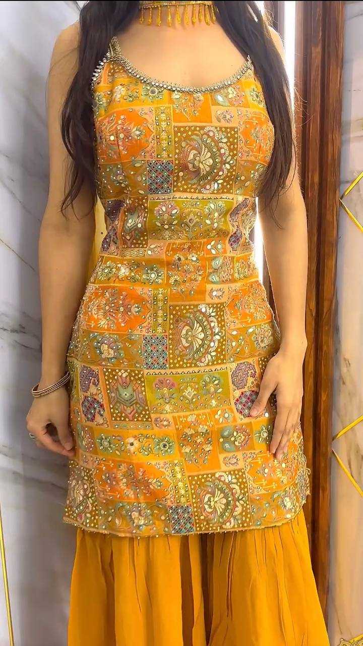 Ynf Faux Georgette KESH499 443 Suits & Dresses Wholesale Sharara Salwar Suits Printed Suits Georgette Suit Manufacturer