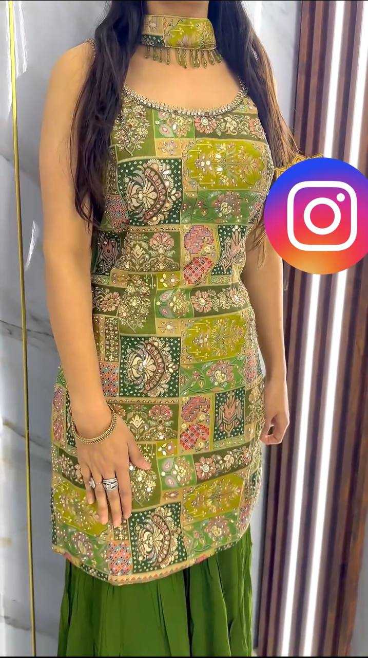 Ynf Faux Georgette KESH499 443 Suits & Dresses Wholesale Sharara Salwar Suits Printed Suits Georgette Suit Manufacturer