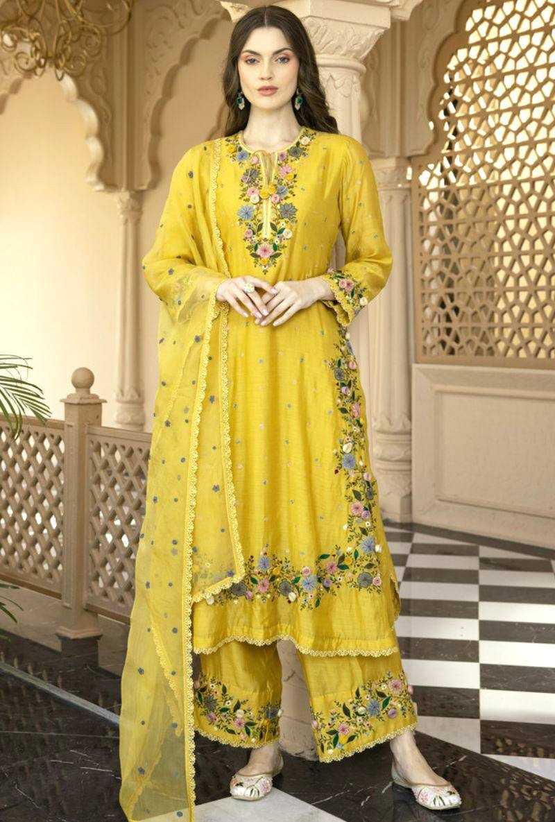 Ynf Faux Georgette KESH499 862 Suits & Dresses Wholesale Palazzo Suit Ladies Salwar Suits Manufacturer
