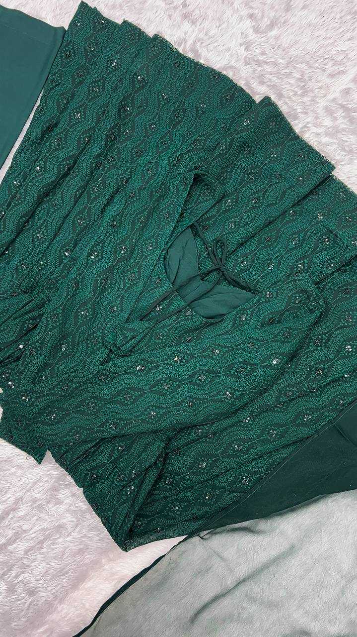 Ynf Faux Georgette KESH504 58 Gowns Wedding Collections Festive Collections Wholesale Anarkali Gown Georgette Gown Sequin Gowns Manufacturer