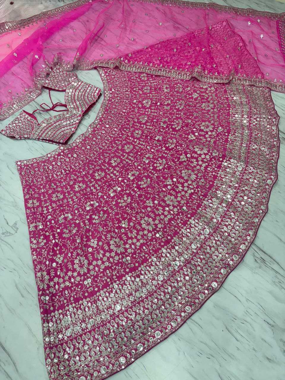 Ynf Faux Georgette KESH508 1076 Lehengas Wholesale Designer Lehenga Embroidered Lehenga Georgette Lehenga Manufacturer
