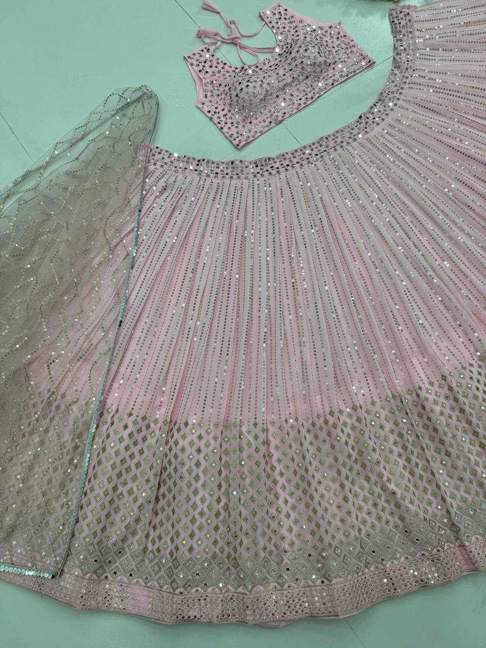 Ynf Faux Georgette KESH512 1031 Lehengas Wholesale Designer Lehenga Fancy Lehenga Embroidered Lehenga Manufacturer